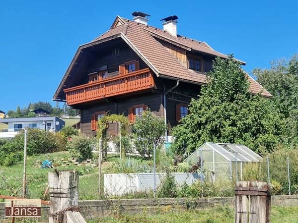 Immobilie in Feldkirchen in Kärnten - Gemütliches 5-Zi-Einfamilienhaus in Feldkirchen mit Garten und Obstbäumen - Bild 0