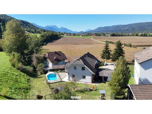 Immobilie in Ferlach - Großzügiges Wohnen mit viel Freiraum – Einfamilienhaus auf weitläufigem Grundstück in Dornach - Bild 3