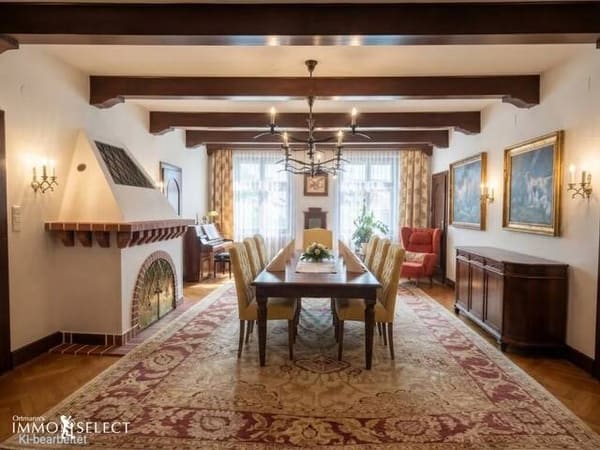 Immobilie in Traismauer - Historische Villa mit parkähnlichem Garten, Pool & privatem Wellnessbereich - Bild 2