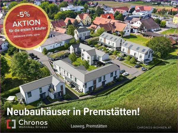 Immobilie in Unterpremstätten - Aktion! Verkaufsstart! Neubauhäuser in Unterpremstätten! Provisionsfrei und direkt vom Bauträger! - Bild 0