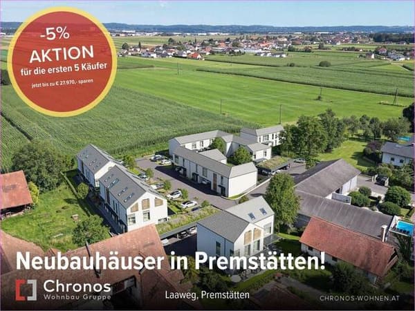 Immobilie in Unterpremstätten - Aktion! Verkaufsstart! Neubauhäuser in Unterpremstätten! Provisionsfrei und direkt vom Bauträger! - Bild 2