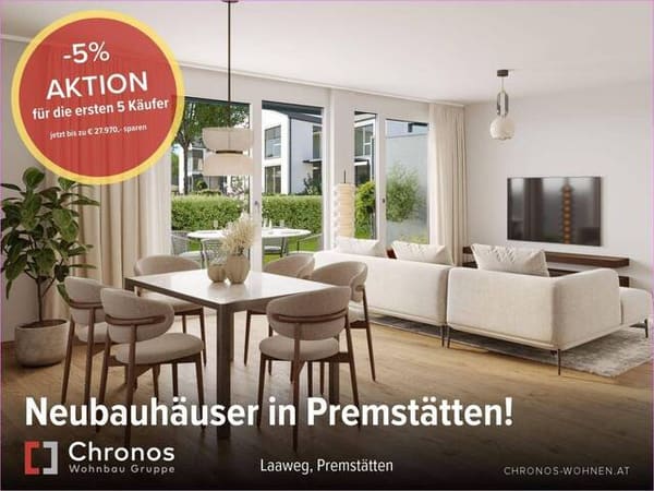 Immobilie in Unterpremstätten - Aktion! Verkaufsstart! Neubauhäuser in Unterpremstätten! Provisionsfrei und direkt vom Bauträger! - Bild 4
