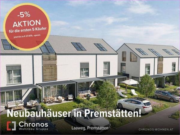Immobilie in Unterpremstätten - Aktion! Verkaufsstart! Neubauhäuser in Unterpremstätten! Provisionsfrei und direkt vom Bauträger! - Bild 3