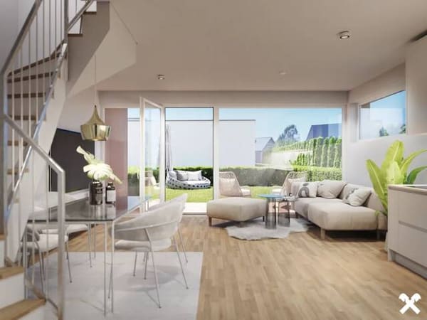 Immobilie in Straß - Modernes Neubau-Flachdach-Doppelhaus in attraktiver Sackgassenlage - Bild 2