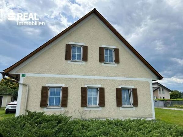 Immobilie in Wundschuh - Wohnhaus mit Nebengebäude auf großzügigem Grundstück - Bild 1
