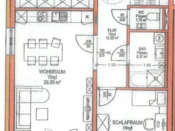 Immobilie in Mattighofen - NEUBAUPROJEKT 3-Zimmer Wohnung im 1. OG Fertigstellung Ende 2027 - Bild 1