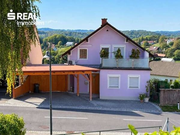 Immobilie in Straden - Gemütliches Zuhause mit wunderbarer Aussicht, Balkon und Garten - Bild 0