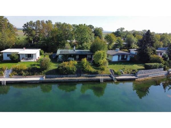 Immobilie in Velm - Eigengrund! Ruheoase 15 min von Wien: Bungalow am Badesee, ganzjährig bewohnbar - Bild 0