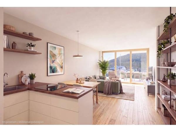 Immobilie in Zams - Wunderschöne 3-Zimmer-Eigentumswohnung mit Balkon und großer Südwestterrasse | TOP B16 | Zentrum Zams - Bild 0