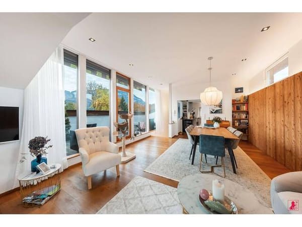 Immobilie in St. Johann in Tirol - Exklusive 4-Zimmer-Maisonette mit Panoramablick auf das Kitzbüheler Horn & den Wilden Kaiser - Bild 0