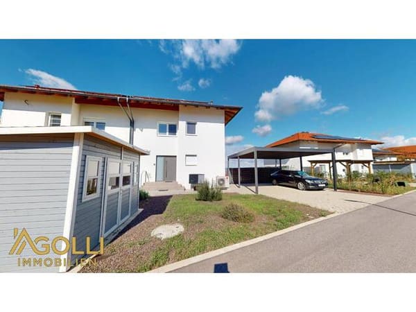 Immobilie in Hainburg an der Donau - Hochwertige Doppelhaushälfte mit Weitblick, großzügigem Raumangebot & moderner Haustechnik - Bild 1