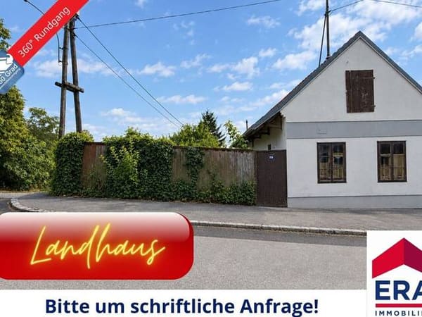 Immobilie in Hausbrunn - Haus mit zusätzlichem Baugrundstück, großem Dachgeschoss & Weinkeller in 2145 Hausbrunn - Bild 0