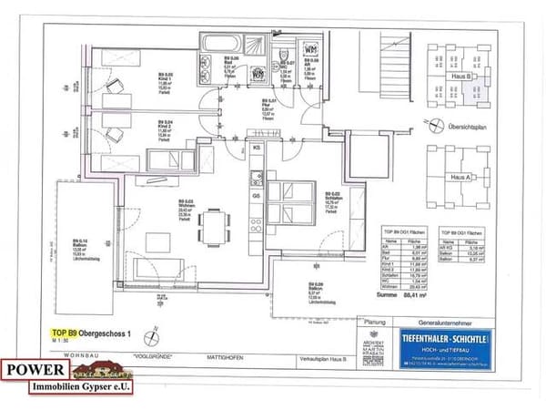 Immobilie in Mattighofen - NEUER PREIS!! Sonnige 4-Zimmer-Wohnung in Mattighofen: Ihr neues Zuhause mit 2 Balkonen! - Bild 3