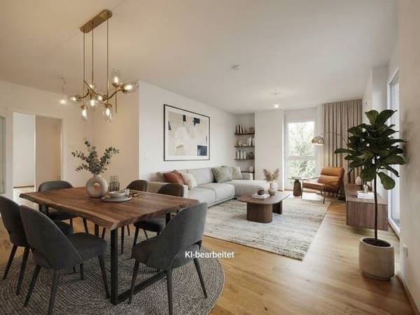 Immobilie in Hausmannstätten - WOHNEN WO MAN SICH WOHLFÜHLT *** Traumhafte 3-Zimmer-Wohnung mit sonnigem Südbalkon und Tiefgaragenstellplatz - Bild 2