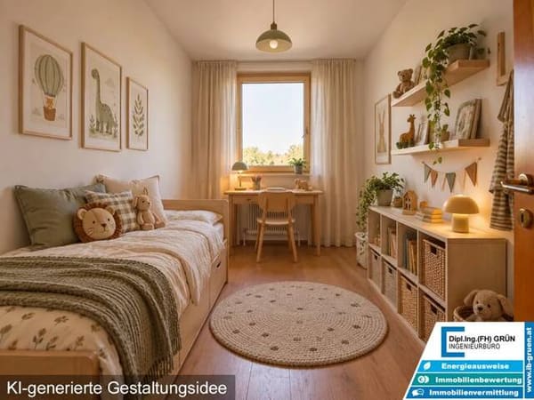Immobilie in Leonding - Gepflegte 3-Zi.-Wohnung m. Balkon - ruhige Grünlage in Leonding - optionaler Schrebergarten - Bild 3