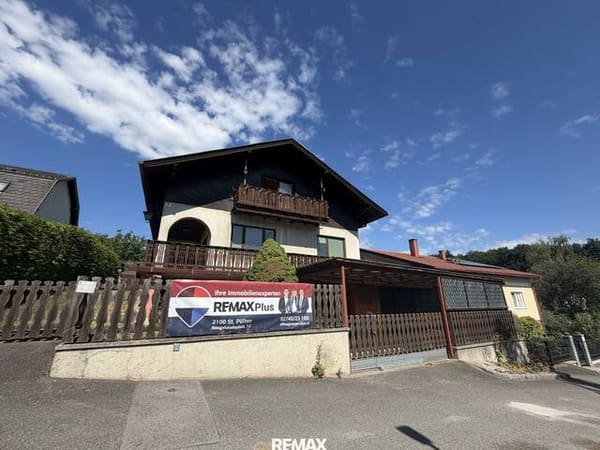 Immobilie in Oberwölbling - Viel Potenzial für die ganze Familie - Einfamilienhaus mit herrlicher Aussicht in Oberwölbling - Bild 0