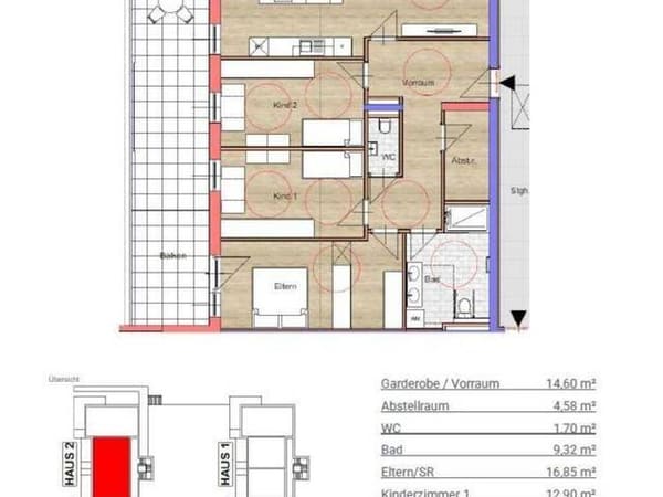 Immobilie in Haag am Hausruck - landLEBEN - Modern Wohnen am Hausruckwald Haus 2 Top 10 - Bild 4