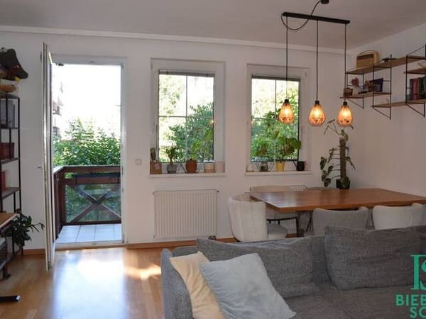 Immobilie in Mödling - Beim Hyrtlpark - Perfekt aufgeteilt, entzückende Wohnung mit Balkon - Blick ins Grüne - Ruhelage! - Bild 2