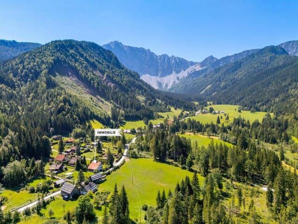 Immobilie in Ferlach - Entzückendes Haus im Bodental - traumhafte ruhige Lage in der Natur zwischen Alpengasthof Sereinig und Gasthof Bodenbauer - Bild 1