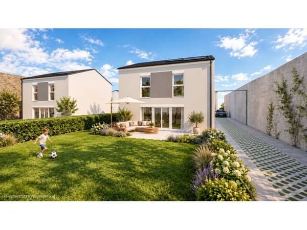 Immobilie in Höflein - NEU: 108 m² Einfamilienhaus | bis zu 3,50 m Raumhöhe, 37 m² Wohnküche & Garten - Ziegelmassiv, energieeffizient & provisionsfrei! - Bild 0