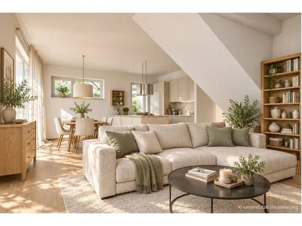 Immobilie in Höflein - NEU: 131 m² Einfamilienhaus mit 45 m² Wohnküche, 2 Bädern & begehbarem Schrank | provisionsfrei & direkt vom Bauträger! - Bild 2
