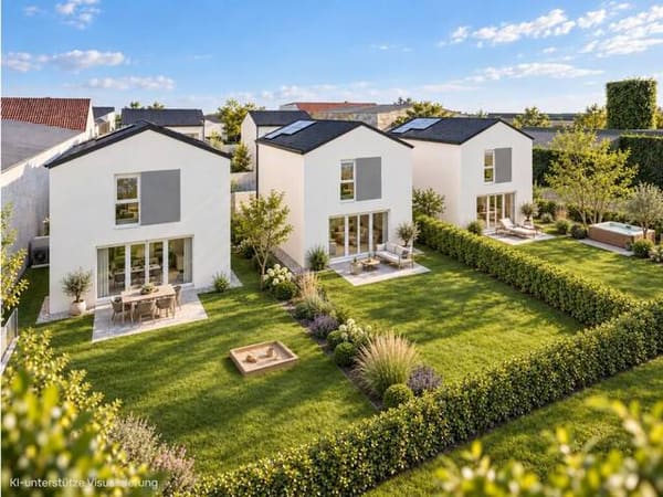 Immobilie in Höflein - NEU: Fixpreis & provisionsfrei | Ziegelmassiv-Einfamilienhaus | 206 m² Garten | 3 Stellplätzen inkl. E-Ladevorbeitung - Bild 0