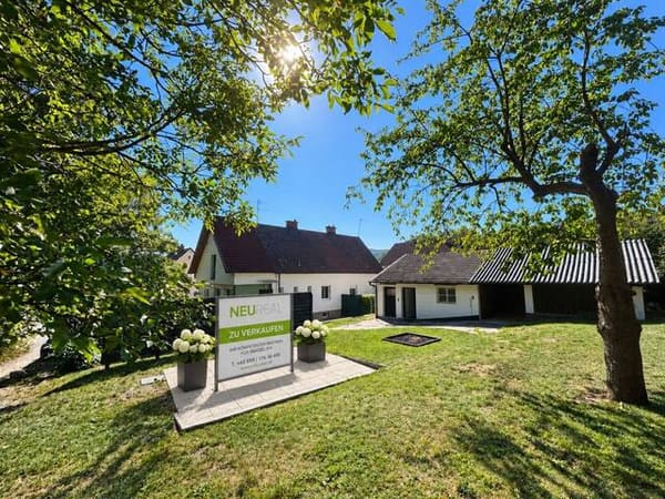 Immobilie in Pitten - Großzügige Doppelhaushälfte in 2823 Pitten/Sautern - ruhige Waldrandlage, großer Garten & Nebengebäude - Bild 0