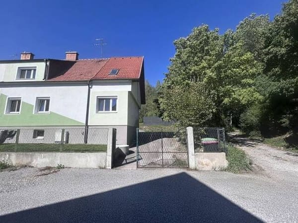 Immobilie in Pitten - Großzügige Doppelhaushälfte in 2823 Pitten/Sautern - ruhige Waldrandlage, großer Garten & Nebengebäude - Bild 2