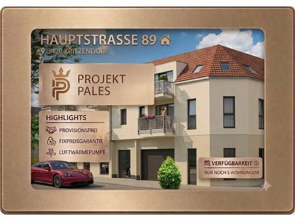 Immobilie in Kritzendorf - ++ Living in KRITZENDORF ++ NUR noch 5 Wohnungen - Bild 0