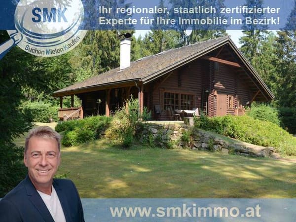 Immobilie in Litschau - Finnisches Blockhaus-Juwel, ein Leben in absoluter Exklusivität! - Bild 0