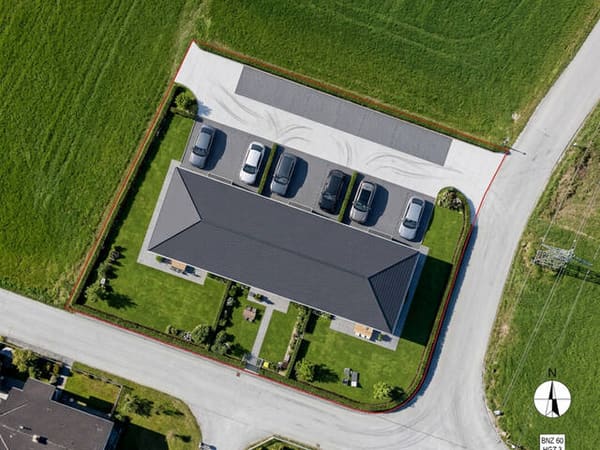 Immobilie in Koblach - Neues Eckreihenhaus inkl. Grundstück in familienfreundlicher Umgebung - € 592.000.- + WBF! - Bild 1