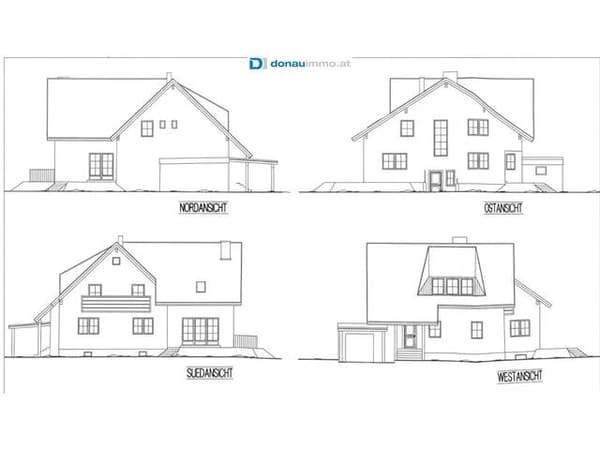 Immobilie in Kronstorf - Großzügiges 8 Zimmer-ZWEIFAMILIEN-& GENERATIONENHAUS IN KRONSTORF, 220 m² Wohnfläche, 750 m² Grundstück und neuwertiger Sauna! - Bild 1