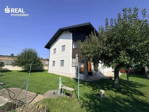 Immobilie in Gleinstätten - Sanierte und sehr gepflegte Doppelhaushälfte mit Nebengebäude und richtig großer, eigener Grünfläche - Gleinstätten - Bild 1