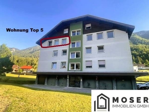 Immobilie in Bad Bleiberg - +++Bad Bleiberg: Großzügige 4-Zimmer-Eigentumswohnung mit Südbalkon, Dobratschblick, Garage und großem Kellerabteil zu verkaufen+++ - Bild 0