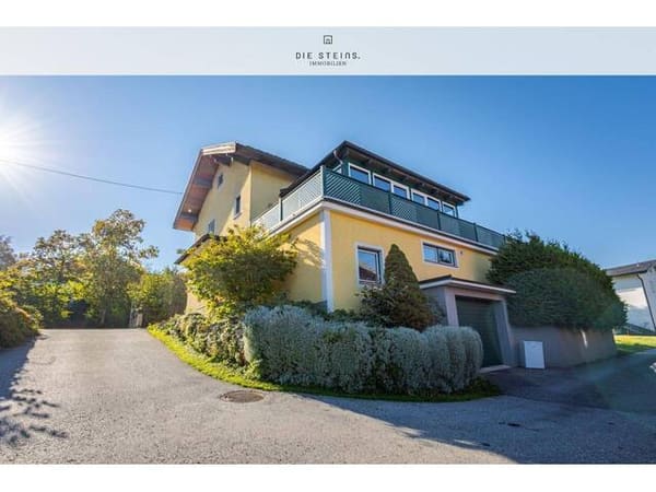 Immobilie in Hallwang - Viel Platz für Ihre Wohnideen – Familienhaus mit Wintergarten, großer Dachterrasse und Garage in Hallwang - Bild 0