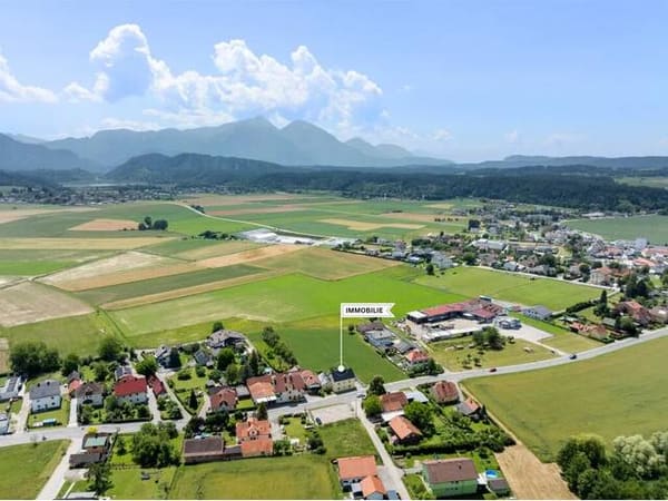 Immobilie in Eberndorf - Sehr schönes 150m² Einfamilienhaus mit Garage und Nebengebäude in Eberndorf - Bild 1