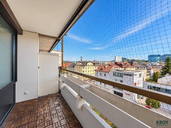 Immobilie in Salzburg - Helle Garconniere mit Ostloggia und Bergblick – zentrale Lage am Salzachkai - Bild 4