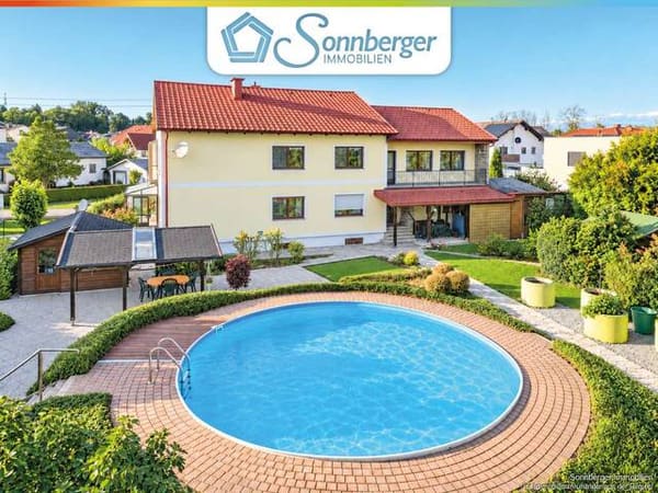 Immobilie in Kronstorf - GENERATIONENGLÜCK – Pool, Wintergarten & großzügiges Grundstück in Kronstorf-Unterhaus - Bild 1