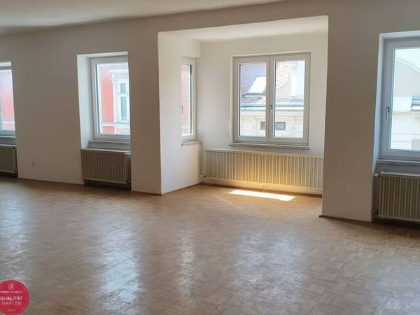 Immobilie in Waidhofen an der Thaya - Stadtgebiet und doch im Grünen - Altbauwohnung mit 3 Zimmer, historischem Charme in Waidhofen an der Thaya - Bild 1