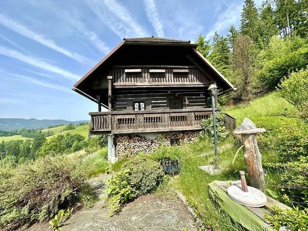 Immobilie in Griffen - Wo die Ruhe zu Hause ist – Almhütte mit Sauna und Fernblick - Bild 1