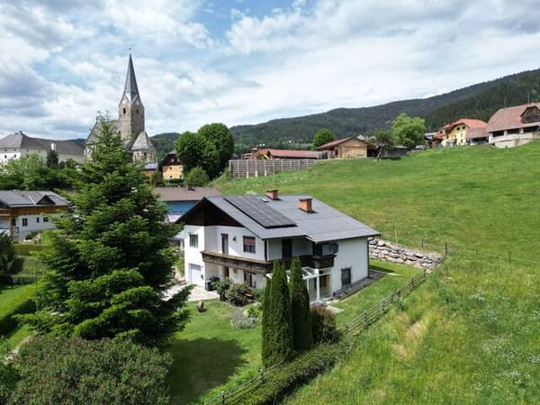 Immobilie in Friesach - Sonniges Familienparadies in Zeltschach - Aussichtslage, moderne Energietechnik & viel Platz - Bild 0