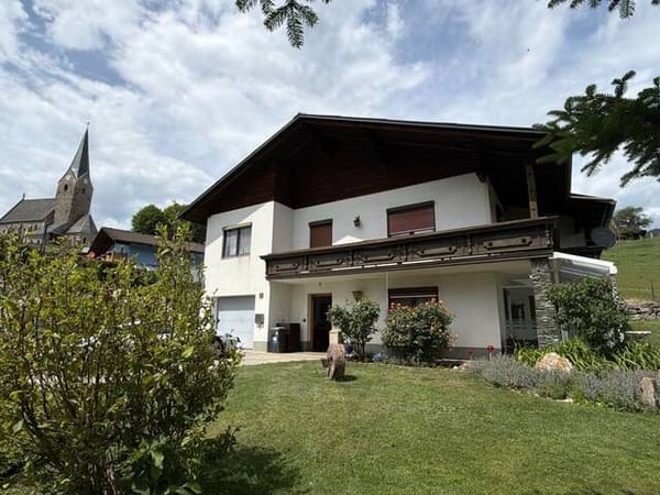 Immobilie in Friesach - Sonniges Familienparadies in Zeltschach - Aussichtslage, moderne Energietechnik & viel Platz - Bild 1