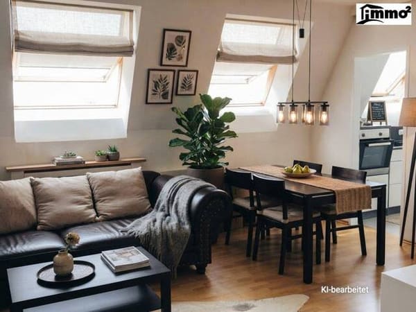 Immobilie in Villach - Charmante Kleinwohnung mit traumhaftem Blick auf die Draulände - Bild 1
