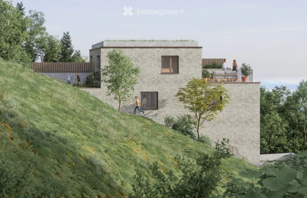 Immobilie in Paudex - Maison mitoyenne neuve de 5.5 pièces à Paudex – Vue, balcon et jardin - Bild 0