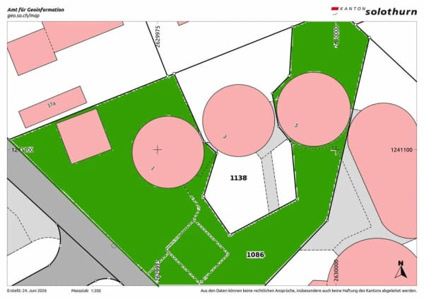 Immobilie in Gunzgen - Architektonische Meisterwerke: Zwei exklusive Rundhäuser in Top-Lage mit je 150m2 auf einem 902m2 Grundstück, ideal für eine grosse Familie oder Investoren. - Bild 0