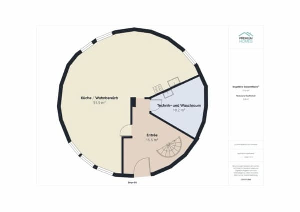 Immobilie in Gunzgen - Architektonische Meisterwerke: Zwei exklusive Rundhäuser in Top-Lage mit je 150m2 auf einem 902m2 Grundstück, ideal für eine grosse Familie oder Investoren. - Bild 13