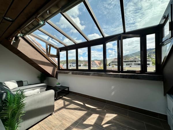 Immobilie in Büsserach - Modernisierte 5.5-Zimmerdachwohnung mit verglaster Terrasse und Garage - Bild 4