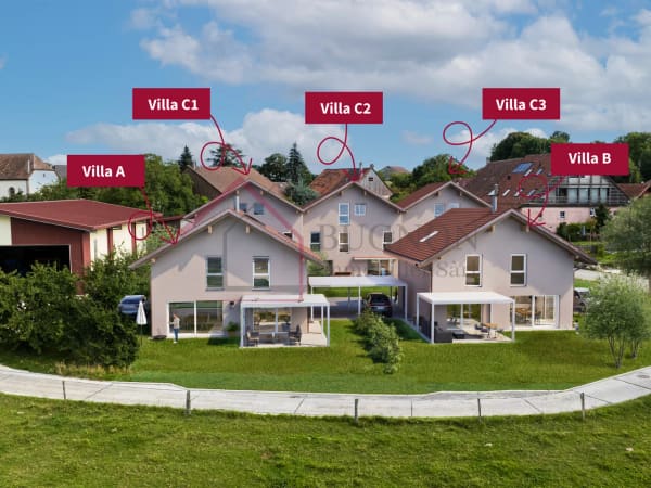 Immobilie in Combremont-le-grand - LES VILLAS DU GRAND PRÉ  Villa mitoyenne de 4.5 pièces en PPE - Lot C3 - Bild 8