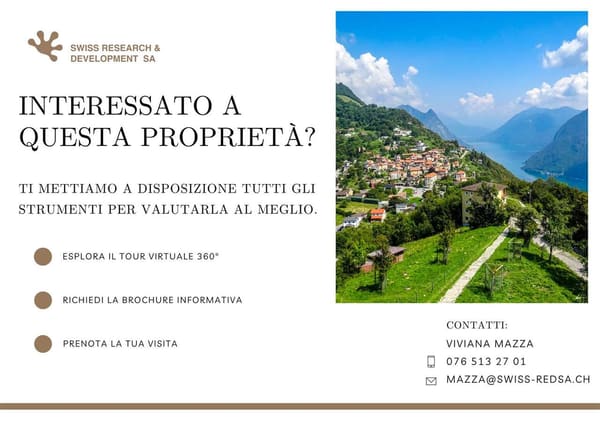 Immobilie in Lopagno - CASA CONTIGUA SU 3 PIANI CON GIARDINO E SPAZIO IDEALE PER STUDIO O ATT - Bild 1