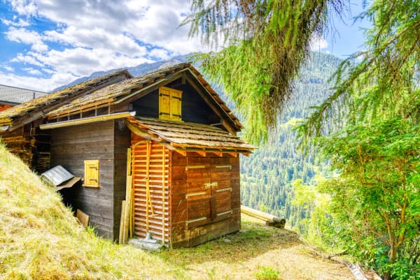 Immobilie in Ayer - EXCLUSIVITE Chalet rustique de 4 ½ pièces avec vue panoramique - Bild 9